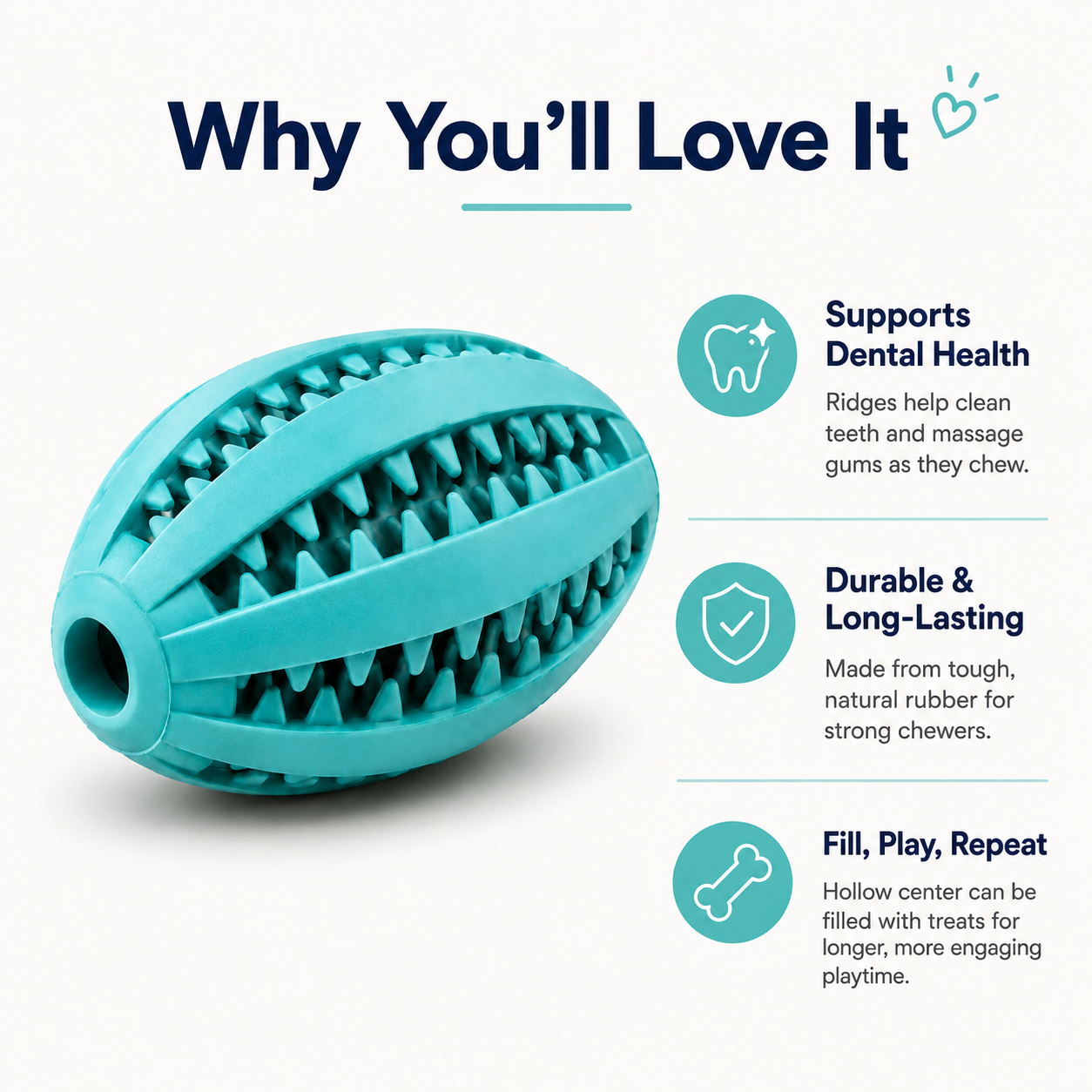 The 3-in-1 Dental Toy That Keeps Dogs Busy While Cleaning Their Teeth