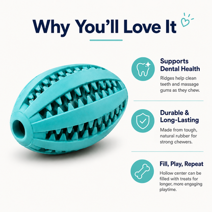 The 3-in-1 Dental Toy That Keeps Dogs Busy While Cleaning Their Teeth