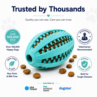 The 3-in-1 Dental Toy That Keeps Dogs Busy While Cleaning Their Teeth